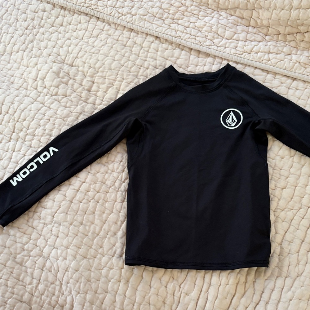 Volcom Kids Black Long Sleeve Rashguard